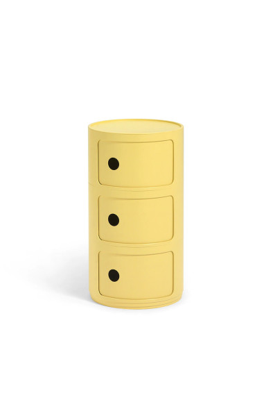 kartell, yellow componibili...